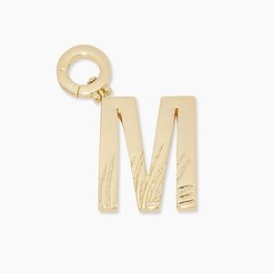 Gorjana 18k Gold Plated Brass Parker Initial Charm M New